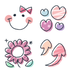 Dull colored emoji drawn by Kanapi3