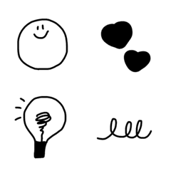 liliys monochrome emoji