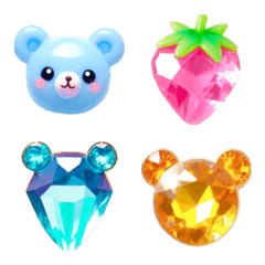 Jewelry Bear Emoji