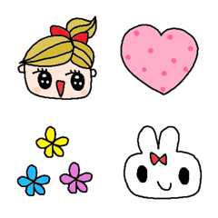 (Various emoji 701adult cute simple)