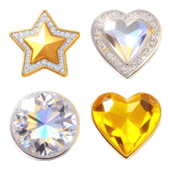 Silver Heart Emoji
