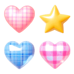 Checked Heart Emoji