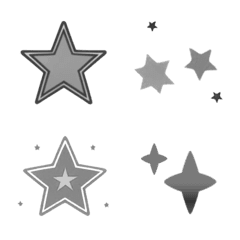 Night sky stars collection(grey)