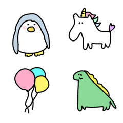 Loosely cute animal emoji