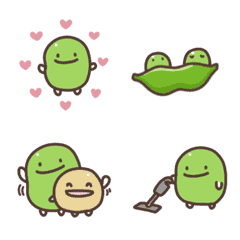 Move delicious green soybeans emoji