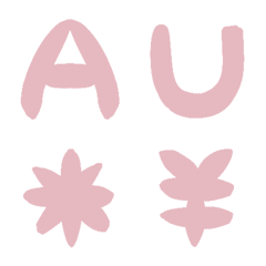 MILLENNIAL PINK Letter number symbols3