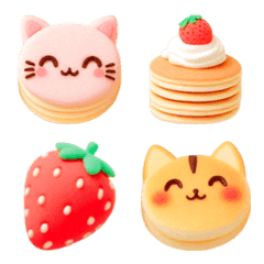 Cat Pancake Emoji 11