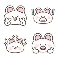 Emoji :rabbit mimo cute