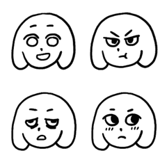 dog girl emoji