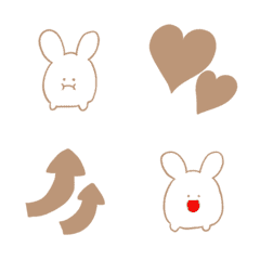 Adult cute simple rabbit