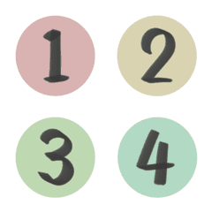 simple 1-40 Number Emoji 2