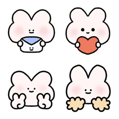 Emoji : rabbit pink cute *