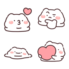 Lazynfatty - RouRou Fat Cat Emoji