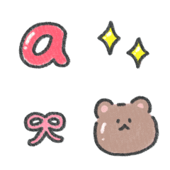 Number bright Bear ABC 123 Letters Emoji
