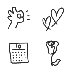 very very very simple emojis
