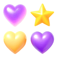 Purple Heart Emoji 6