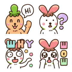 Radish&Carrot : Emoji Lover