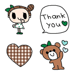 (Various emoji 710adult cute simple)