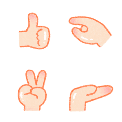 cute hand Emoji 4