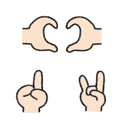 cute hand Emoji 3