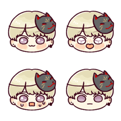 cute boy emoji(fox mask1)
