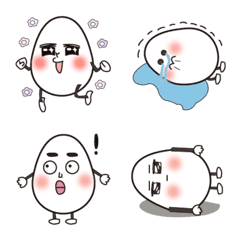 表情豊かなツルツル卵ちゃん
