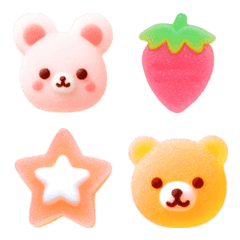อิโมจิไลน์ Gummy Star Emoji