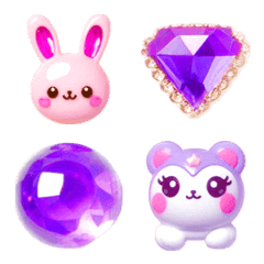 Gemstone Amethyst Emoji 7
