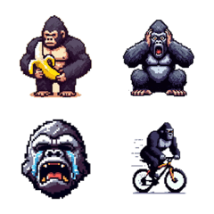 funny gorilla emoji