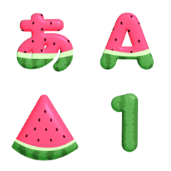 Watermelon Letter Emoji