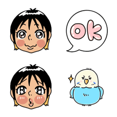 Kaori emoji with ku