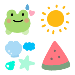 Stylish summer emoji