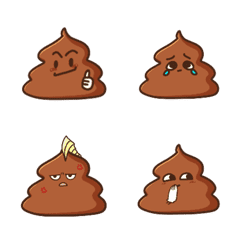 Poo-kun and friends