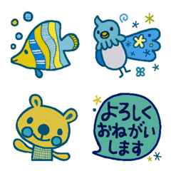 Blue&Yellow-Emoji