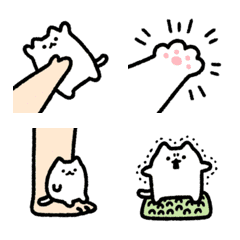 猫と手足の絵文字