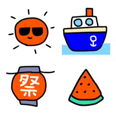 Summer  item  Emoji