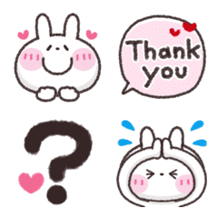 - Heartwarming rabbit - Animation Emoji.