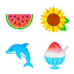 Glittering Summer_Animated Emoji