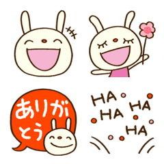Lots of Smiles Forecast rabbit Emoji
