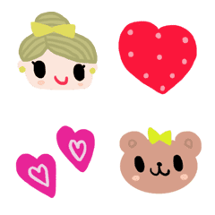 (Various emoji 720adult cute simple)