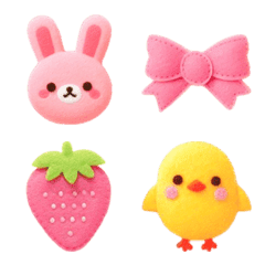Macarons Felt Sweet Emoji 7