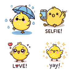 Cute Chick Emojis