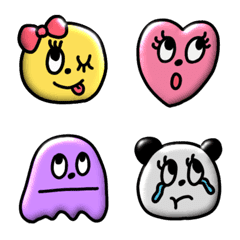 Inflated flashy Emoji