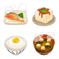 Move! Japanese-style meal Emoji