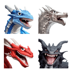 Dragon funny emoji