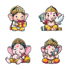 Cheerful Ganesha