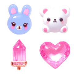 อิโมจิไลน์ Jewelry Lovely Emoji 8