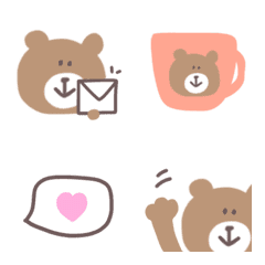 cute bear soft Emoji