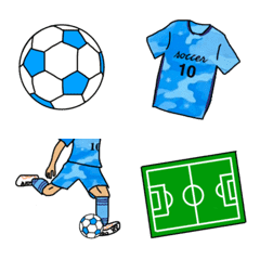 Light blue soccer team