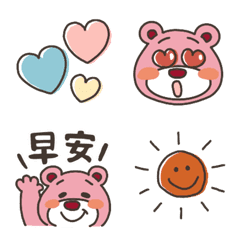 Orso-kun emoji Taiwanese version